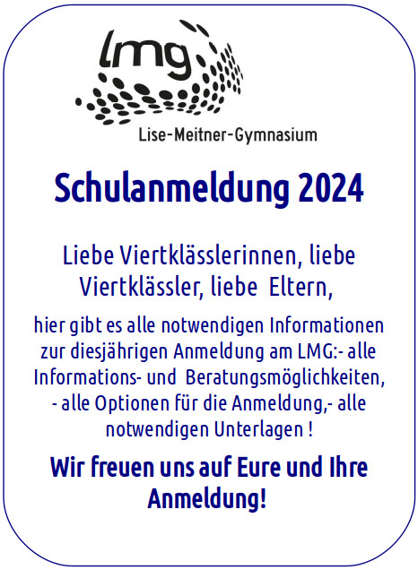 Schulanmeldung 2024